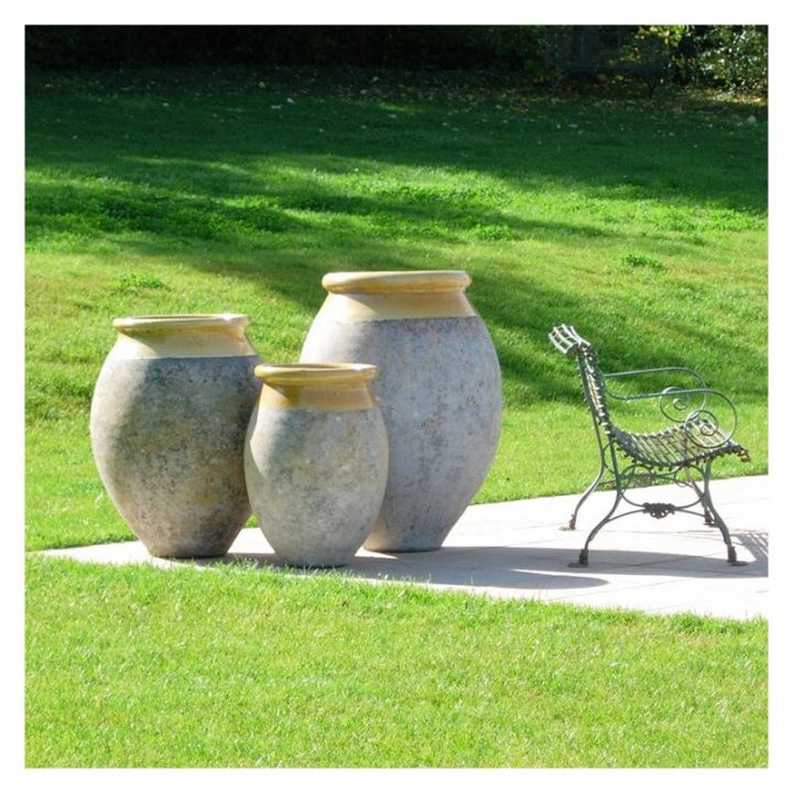 Jarre – Jaune – Terre Cuite – Terres D'Albine | Decofinder concernant Jarre De Jardin