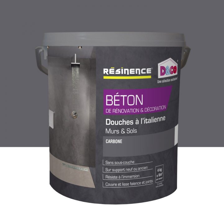 Je Rénove Ma Douche Avec Un Enduit | Leroy Merlin Valenciennes pour Beton Ciré Salle De Bain Leroy Merlin