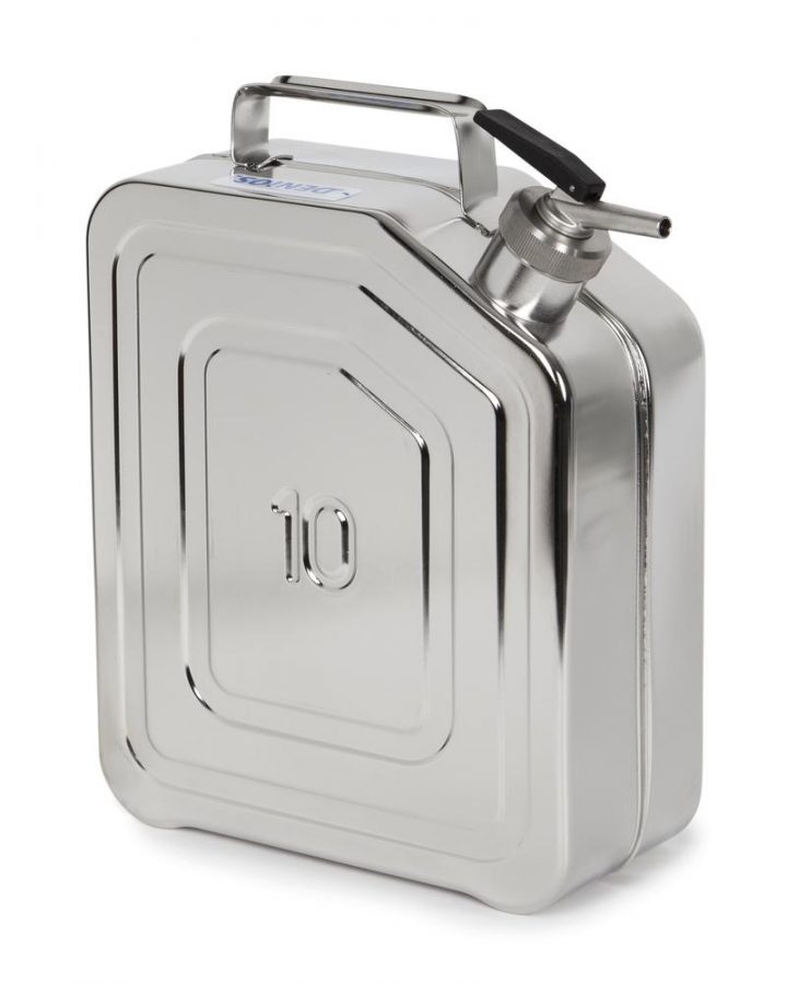 Jerrican En Inox, Avec Robinet De Précision, 10 Litres pour Jerrican Avec Robinet