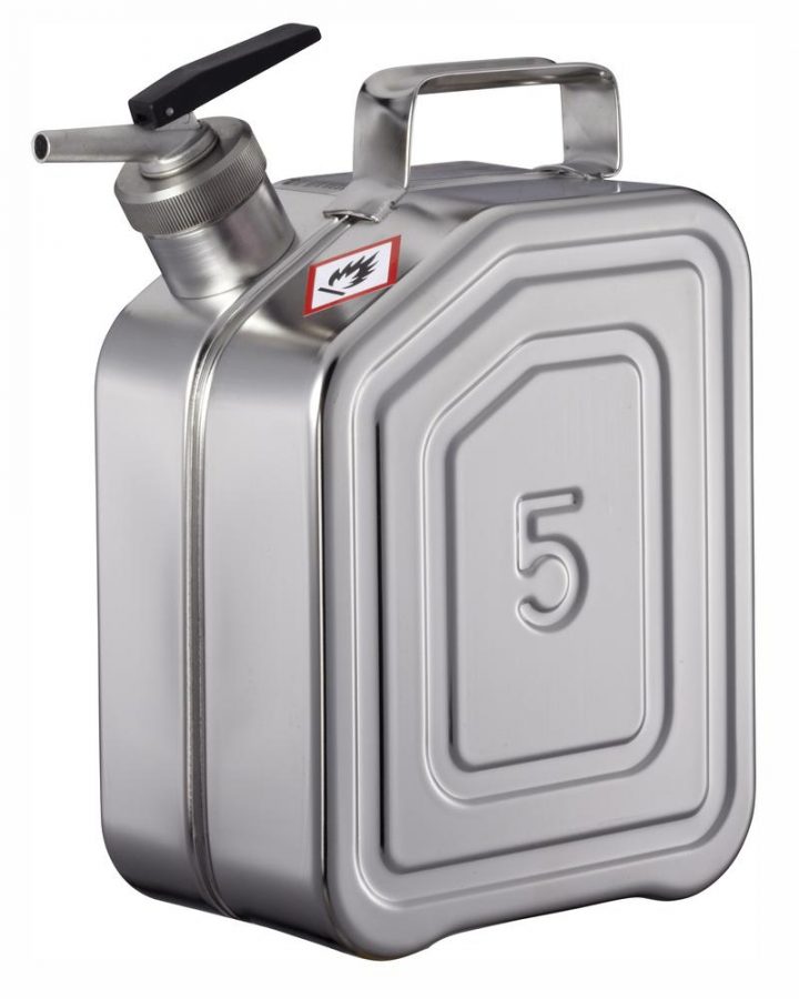 Jerrican En Inox, Avec Robinet De Précision, 5 Litres à Jerrican Avec Robinet