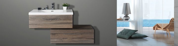 Jindoli ᐅ Meubles Salle De Bain Design À Petit Prix concernant Meuble Salle De Bain Décalé