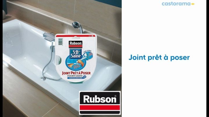 Joint Sanitaire Prêt À Poser Rubson (502096) Castorama dedans Joint D Étanchéité Salle De Bain