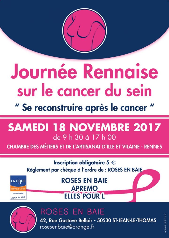 Journée Rennaise Sur Le Cancer Du Sein Le 18 Novembre pour Chambre Des Metiers Rennes Journée Rennaise Sur Le Cancer Du Sein Le 18 Novembre pour Chambre Des Metiers Rennes