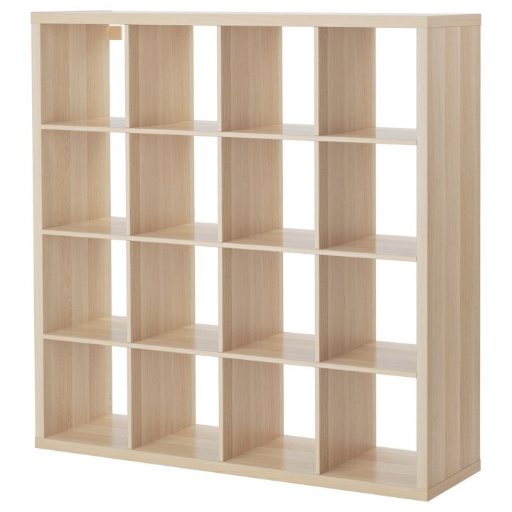 Kallax Shelving Unit – White Stained Oak Effect 147X147 Cm à Meuble Case Ikea