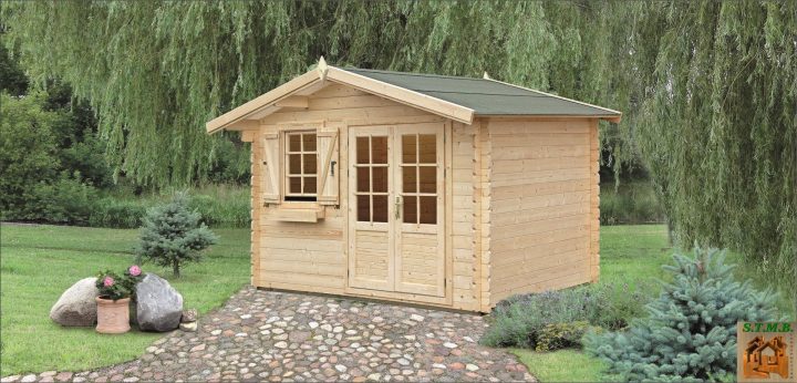 Kit Chalet Bois De Jardin 14 M² Sans Permis De Construire encequiconcerne Petit Cabanon De Jardin