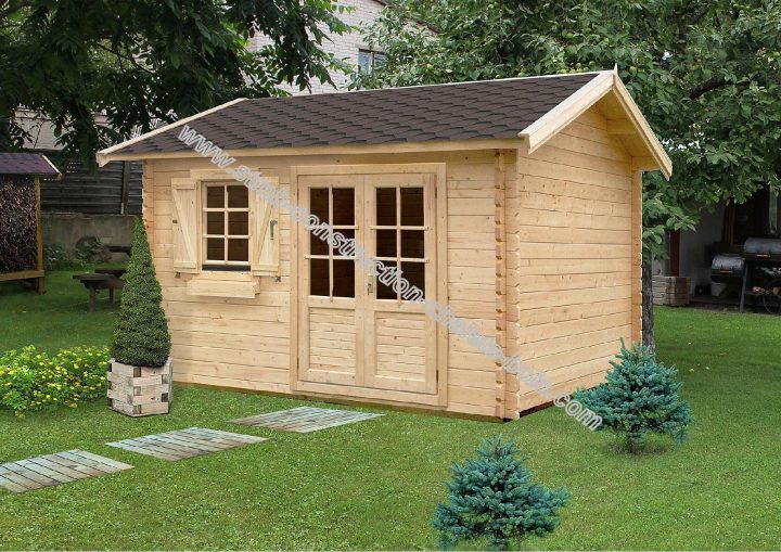 Kit Chalet De Jardin Palmier 13.63 M2 Intérieur avec Petit Cabanon De Jardin Kit Chalet De Jardin Palmier 13.63 M2 Intérieur avec Petit Cabanon De Jardin