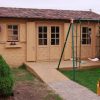 Kit Chalet En Bois Modèle Rhododendron 22 M² Avec 2 Pièces concernant Abri De Jardin 18M2