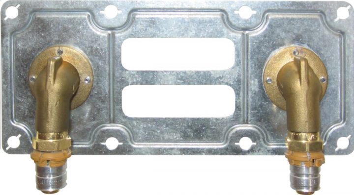 Kit Robifix Double 150 Mm À Sertir Uponor 16-1/2'' Réf 1064207 encequiconcerne Platine De Douche