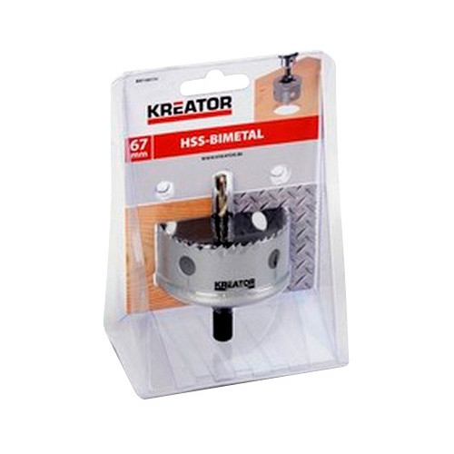 Kreator Scie Cloche À Bois Hss Bi-Métal Ø 65Mm à Scie Cloche Carrelage Brico Depot