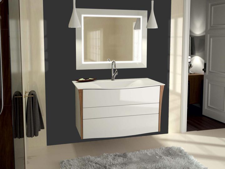 La Collection Bellagio – Meuble Vasque Design Decotec serapportantà Meuble Salle De Bain 110 Cm La Collection Bellagio – Meuble Vasque Design Decotec serapportantà Meuble Salle De Bain 110 Cm