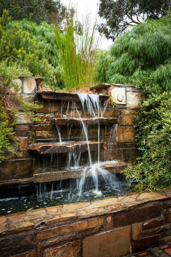 La Déco Extérieure Avec Une Fontaine Murale | Jardin D'Eau intérieur Fontaine A Eau De Jardin