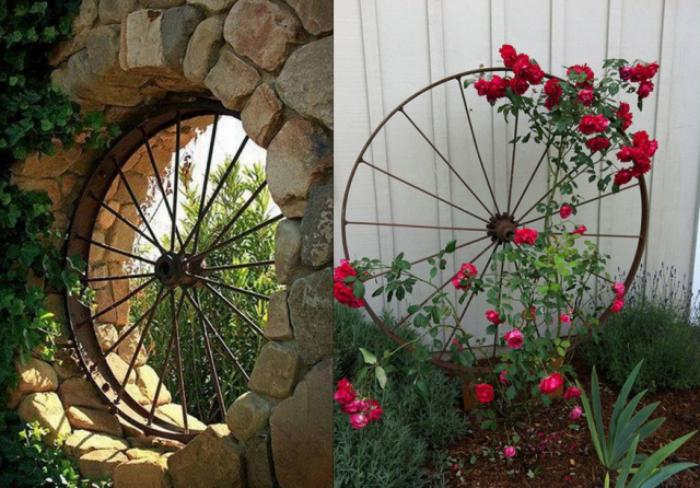 La Déco Jardin Récup En 41 Photos Inspirantes – Archzine.fr encequiconcerne Velo Deco Jardin