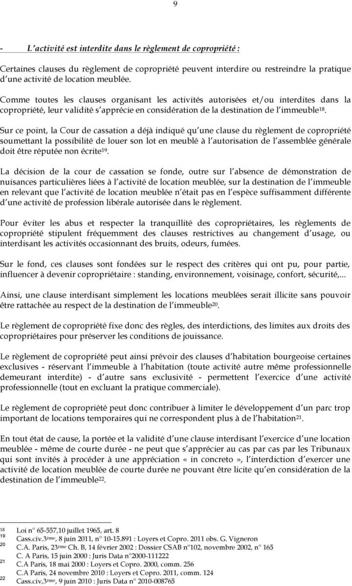 La Location Meublee De Courte Duree. Aspects Juridiques Et intérieur Location Meublée Courte Durée