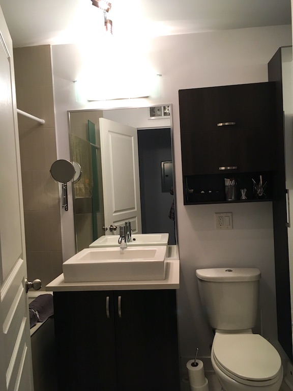 La Salle De Bain Beige Et Marron De Nathalie Métamorphosée encequiconcerne Salle De Bain Beige Et Marron