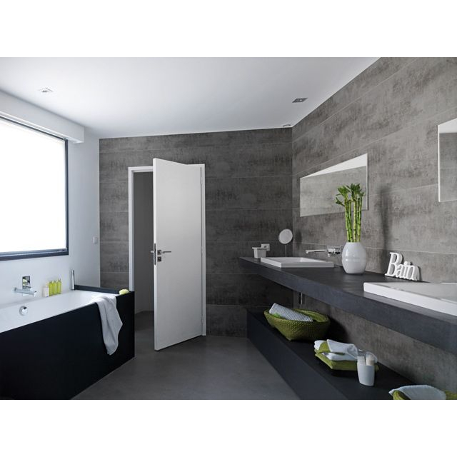 Lambris Pvc Evolution 3000 Béton Foncé (Vendu À La Botte) avec Revetement Mural 3D Castorama