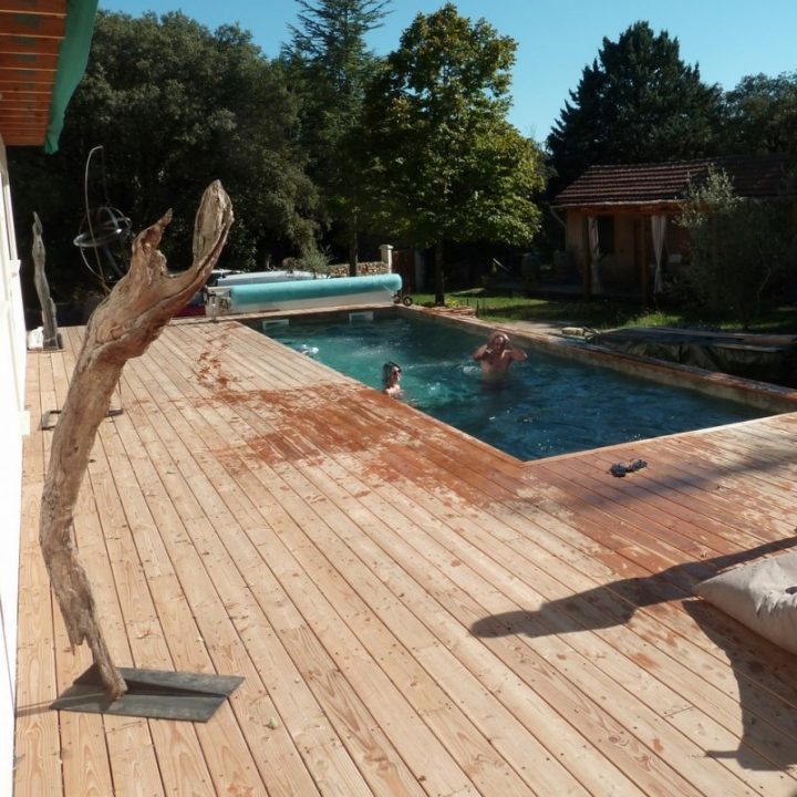 Lame De Terrasse Bois Douglas Lineo 28X145Mm Hors Aubier encequiconcerne Terrasse En Bois À Dérouler Castorama