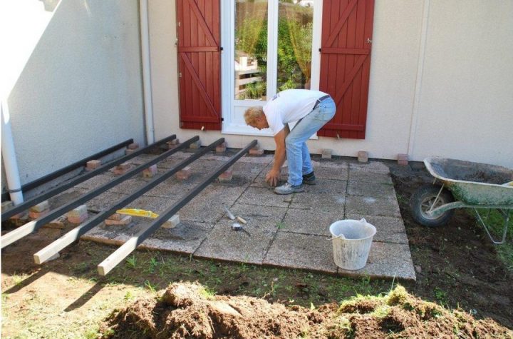 Lame De Terrasse Composite Clipsable Leroy Merlin à Leroy Merlin Plot Reglable Terrasse