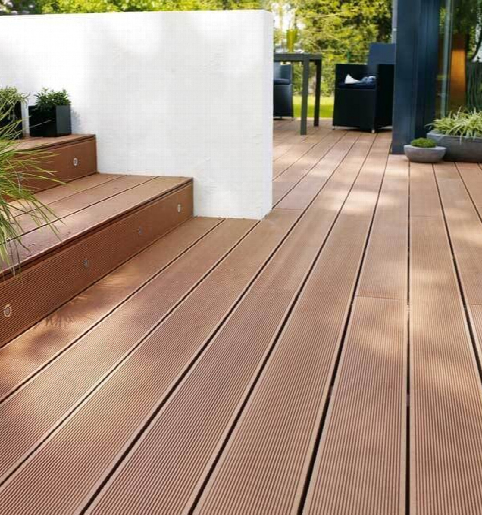 Lame De Terrasse Composite  Marron  Composite tout Destockage Lame De