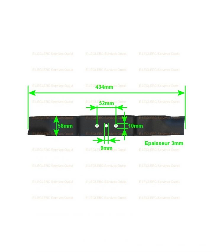 Lame Pour Tondeuse Jardipro De Référence: Euro 47 pour Tondeuse Leclerc Jardin Lame Pour Tondeuse Jardipro De Référence: Euro 47 pour Tondeuse Leclerc Jardin