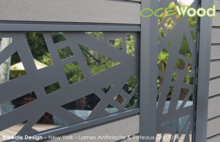 Lames Aluminium Panneaux Composites Océwood® | Cloture Pvc intérieur Panneau Pvc Jardin