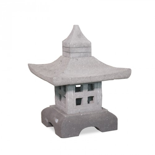 Lampe De Jardin En Pierre De Lave Ou Lanterne Japonaise concernant Lanterne Japonaise Jardin