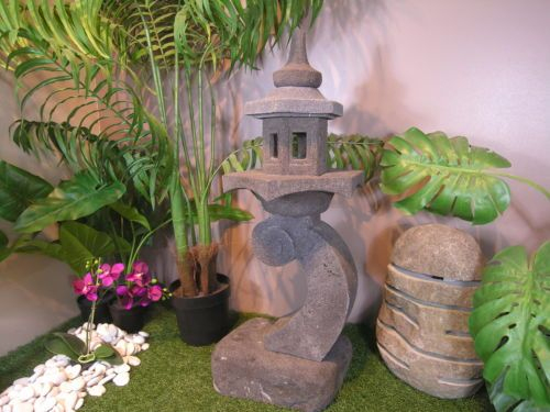 Lanterne Japonaise En Pierre De Lave 85Cm Lampe Jardin à Lanterne Japonaise Jardin