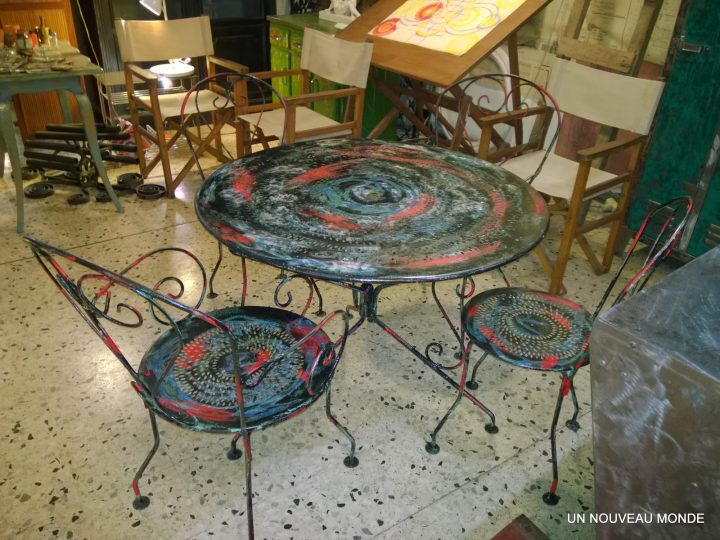 L'Atelier De Philippe: Salon De Jardin En Fer Forgé intérieur Salon De Jardin En Fer Forgé