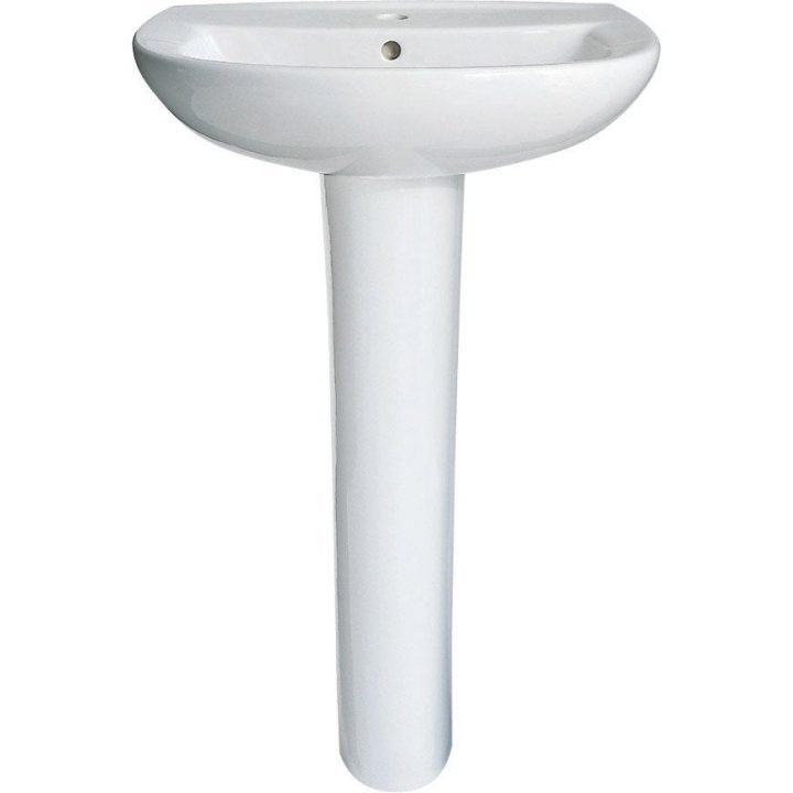 Lavabo Pour Colonne En Céramique, Blanc Odyssée 60 Cm serapportantà Lavabo Leroy Merlin