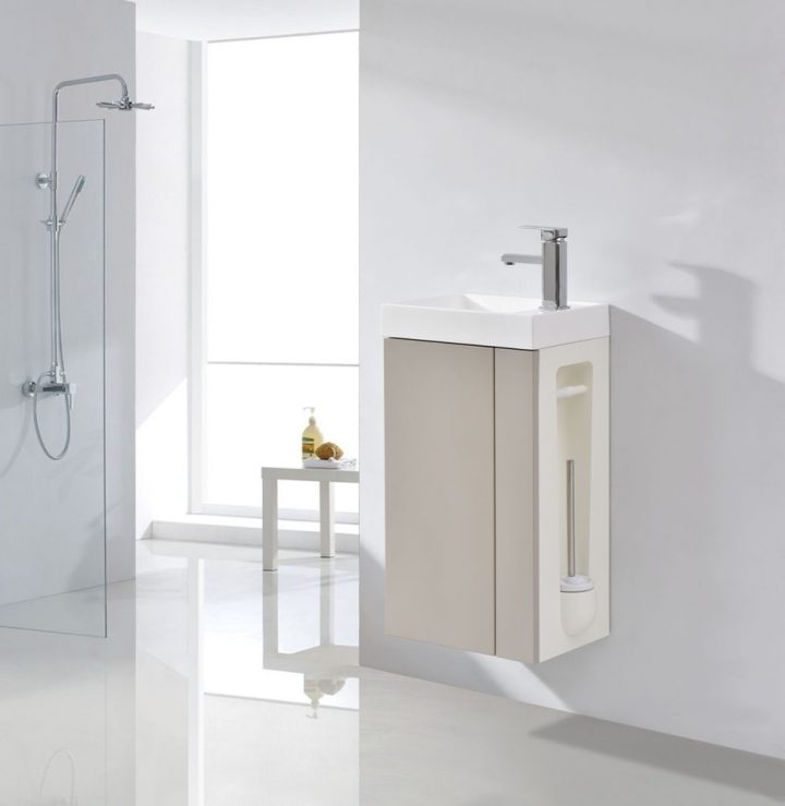 Lave-Mains Pour Wc Ou Petite Salle De Bain Compact 400 serapportantà Salle De Bain Compacte