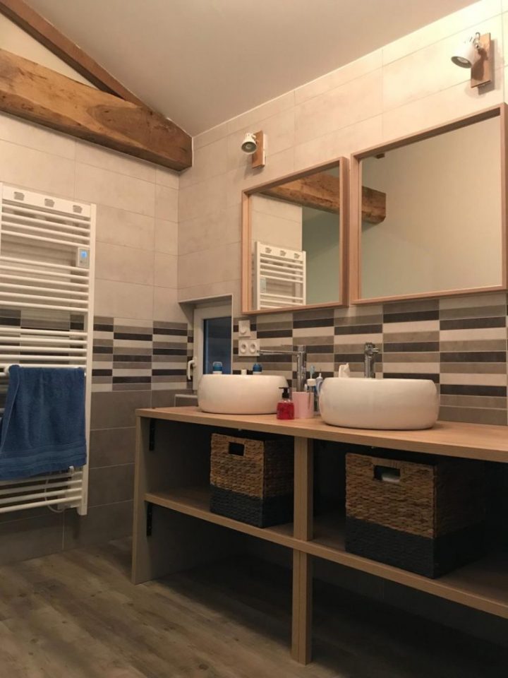 Le Bois Dans La Salle De Bain : 30 Idées Pour Vous Inspirer à Plan De Travail Salle De Bain Leroy Merlin Le Bois Dans La Salle De Bain : 30 Idées Pour Vous Inspirer à Plan De Travail Salle De Bain Leroy Merlin