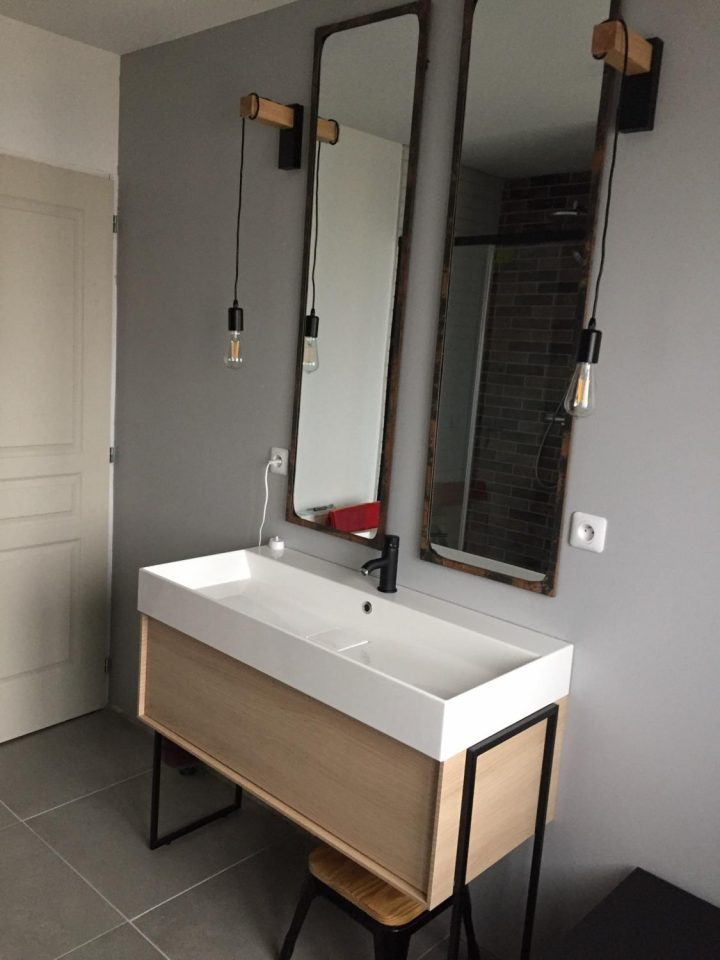 Le Bois Dans La Salle De Bain : 30 Idées Pour Vous Inspirer destiné Leroy Merlin Salle De Bain Meuble Le Bois Dans La Salle De Bain : 30 Idées Pour Vous Inspirer destiné Leroy Merlin Salle De Bain Meuble