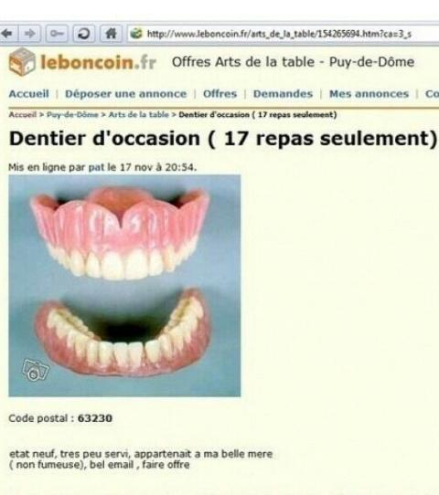 Le Bon Coin : Top 20 Des Pires Annonces Publiées Sur Le Site intérieur Le Bon Coin7