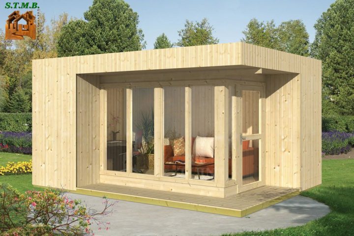 Le Bureau De Jardin Modulaire En Bois – Stmb Construction serapportantà Bureau De Jardin En Kit