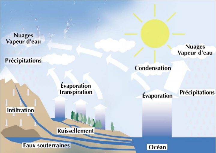 Le Cycle De L'eau : Le Voyage De L'eau À Travers La Terre avec D Ou Vient L Eau Du Robinet