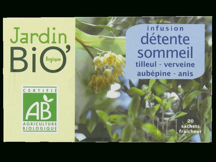 Le Jardin Bio Infusion Detente Sommeil Tilleul Verveine à Jardin Bio Infusion