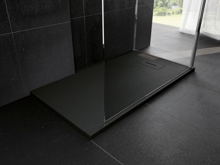 Le Receveur De Douche Novosolid Ultra-Plat A Poser Ou A intérieur Receveur De Douche Recoupable
