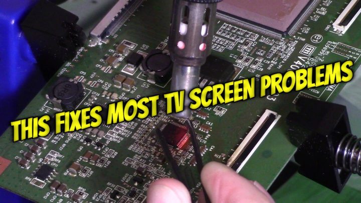 Led Lcd Tv Repair Guide To Fix Most Samsung Video Picture serapportantà But Tv