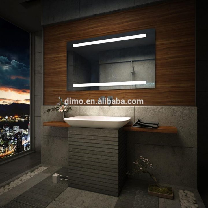 Led Lumineux Salle De Bains Écran Tactile Intelligent Miroir Prix Avec  Bluetooth/radio/horloge/température-Miroirs De Salle De Bain-Id De serapportantà Miroir Salle De Bain Bluetooth