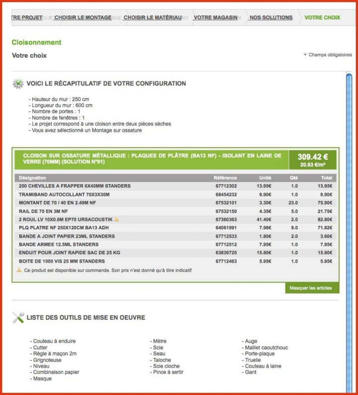 Leroy Merlin Devis En Ligne – Bricolage Maison Et Décoration dedans Devis En Ligne Leroy Merlin