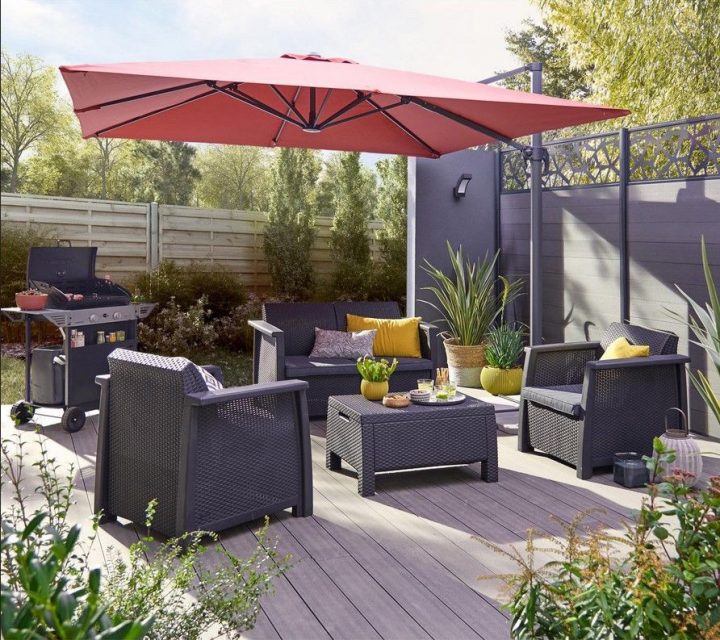 Leroy Merlin Pergola Alu Salon Bas De Jardin Kansas Pas tout Solde Salon De Jardin Leroy Merlin