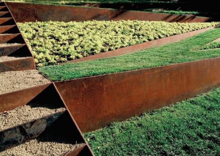 Les 25 Meilleures Idées De La Catégorie Tole Acier Sur avec Bordure De Jardin En Acier Galvanisé