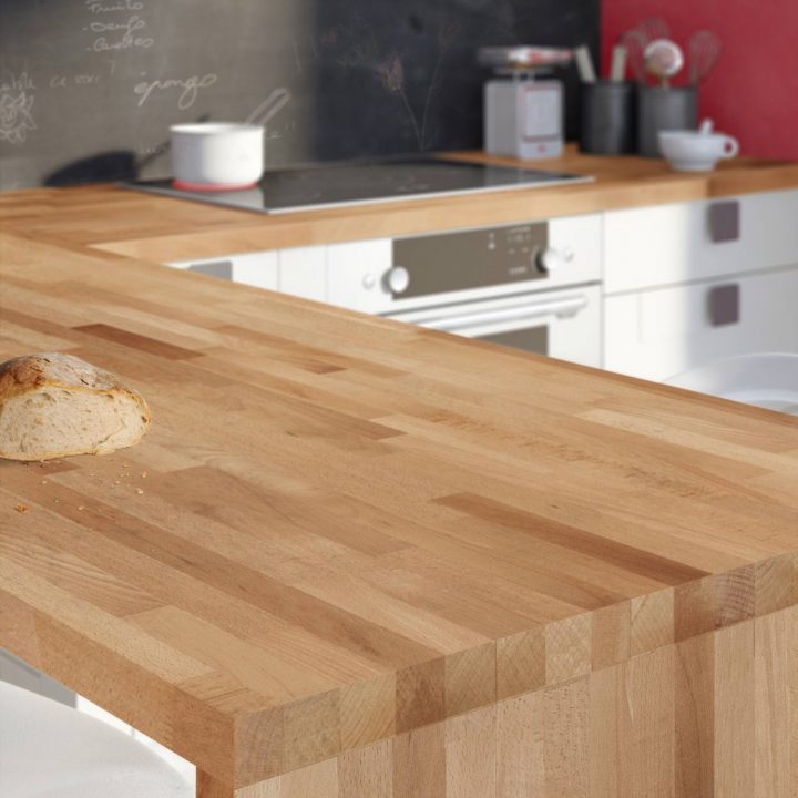 Les Plans De Travail En Bois Massif Authentiques Et à Plan De Travail Salle De Bain Castorama