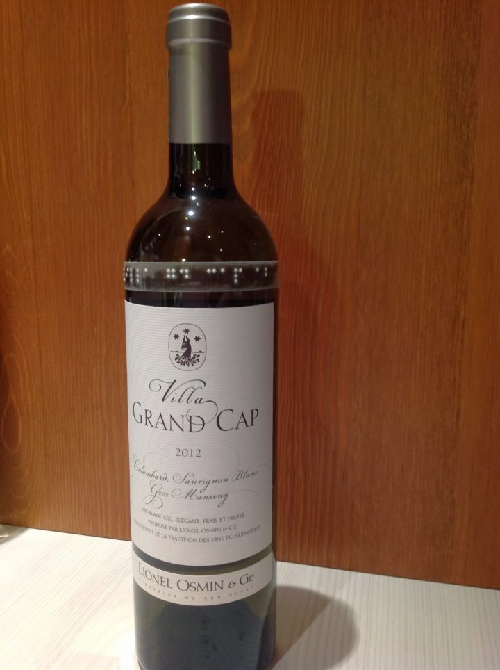 Les Vins De Julien: Villa Grand Cap 2012, Lionel Osmin avec Vin Blanc Chambre D Amour