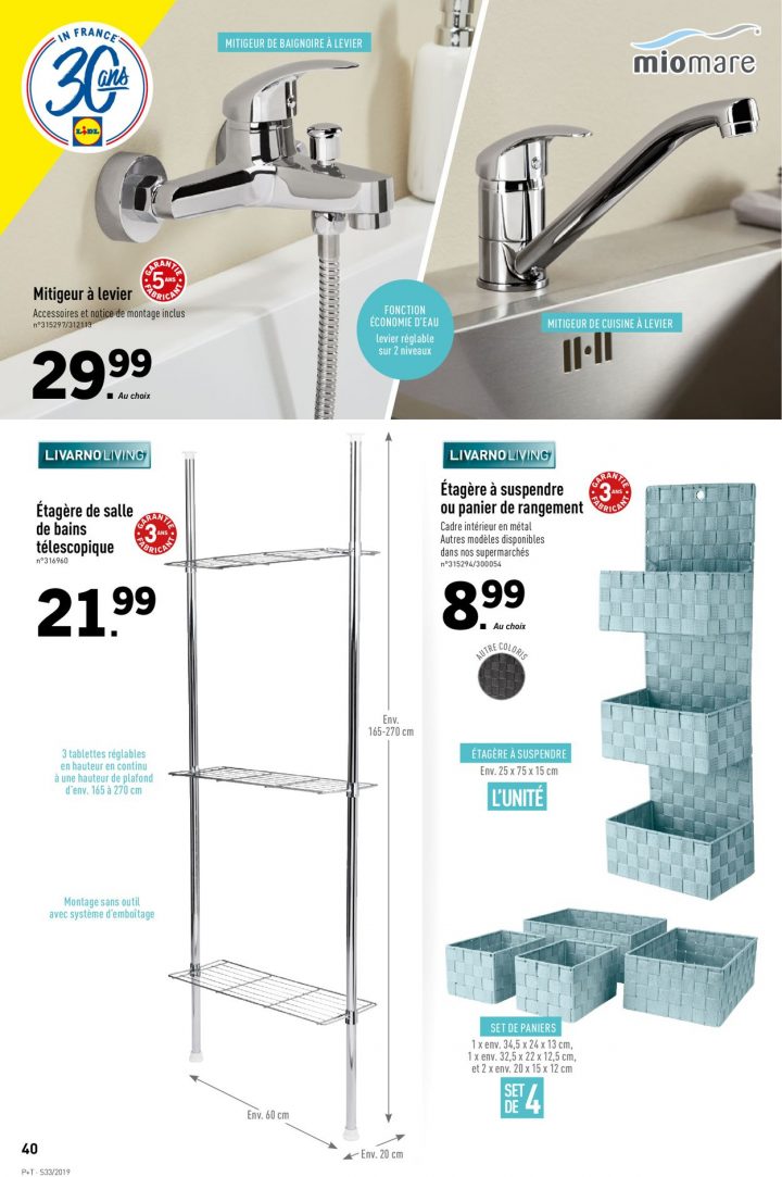 Lidl Catalogue Actuel 14.08 – 20.08.2019 [42] – Catalogue-24 pour Etagere Salle De Bain Fly