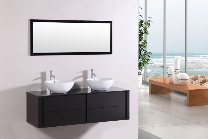 Lilia Wenge à Meuble Salle De Bain Wengé