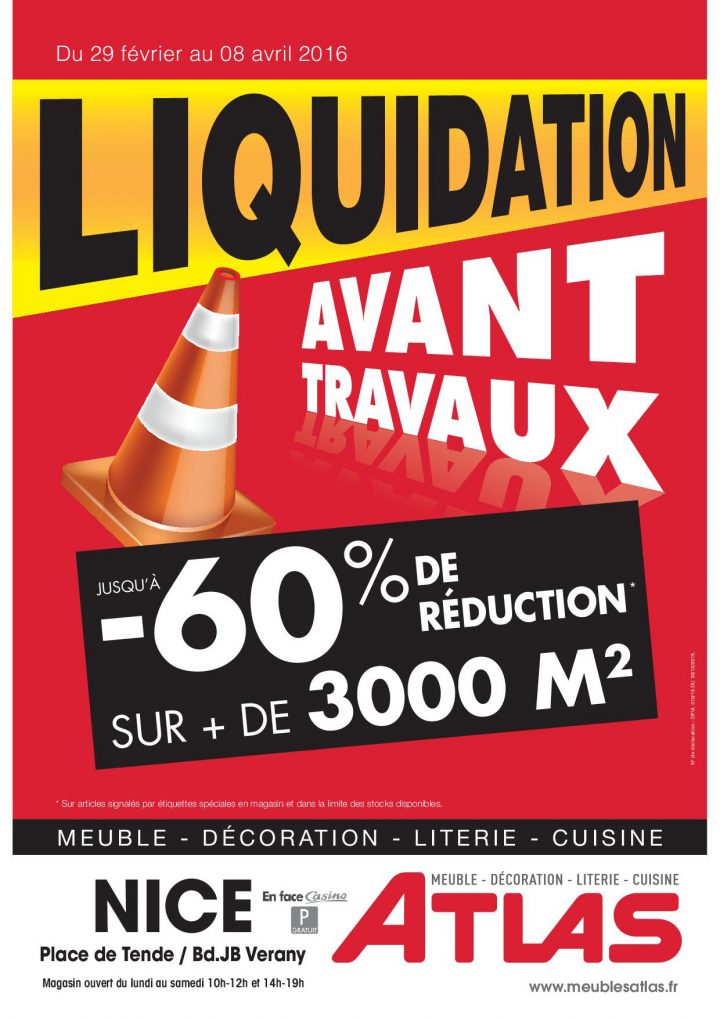 Liquidation Nice | Literie Atlas à Magasin Meuble Nice