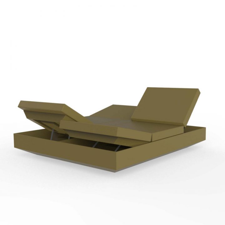 Lit De Jardin Double Design Vela Daybed Avec 4 Dossiers encequiconcerne Lit De Jardin Double