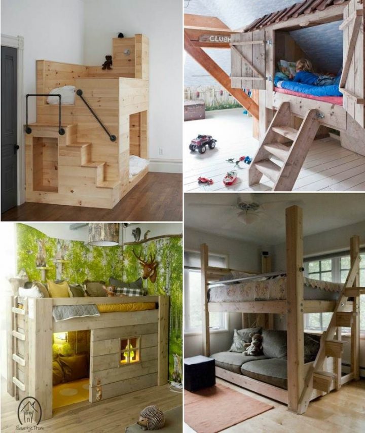 Lit Enfant Original À Fabriquer Soi-Même Et Idées De serapportantà Idée Déco Chambre Bébé À Faire Soi Même