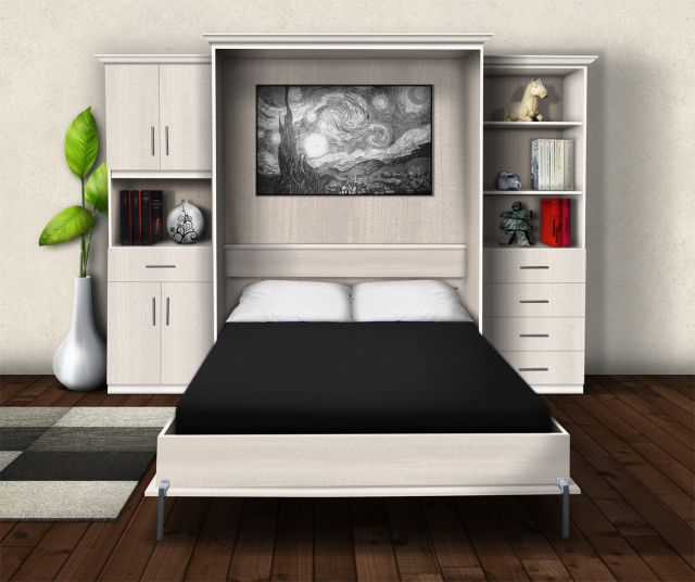 Lit Rabattable Sur Mur – Sofag à Lit Escamotable 2 Personnes Pas Cher