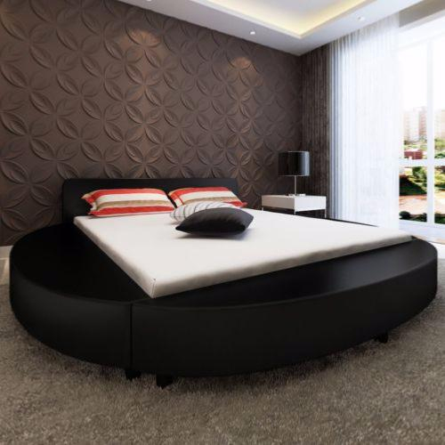 Lit Rond Noir Design Cielterre-Commerce tout Lit Rond But